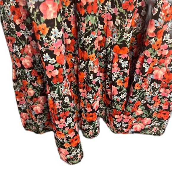 Zara Dress Maxi Floral Ruffle Tiered 4786/264/800/M Size Medium - Picture 4 of 11